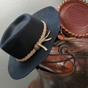 Vintage Authentic Aussie Genuine Fur Felt